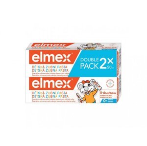 Elmex Dětská pasta pro děti do 6let, 2x50 ml