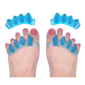 Gelový oddělovač prstů - modrý, 2 ks