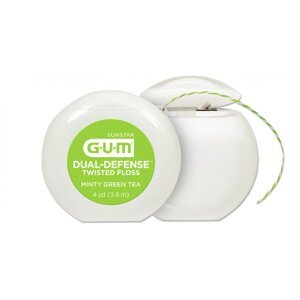 GUM Twisted Floss kroucená zubní nit (voskovaná), 3,6m