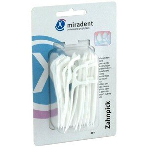Miradent Dental Floss párátka s nití, 30ks