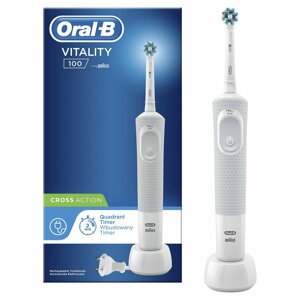Oral-B Vitality 100 Cross Action elektrický zubní kartáček White (box)
