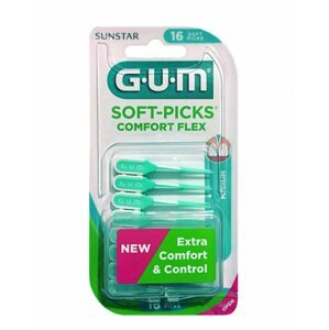 GUM Soft-Picks Comfort FLEX pogumovaná párátka (medium), 16 ks