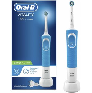 Oral-B Vitality 100 Cross Action elektrický zubní kartáček, BLUE