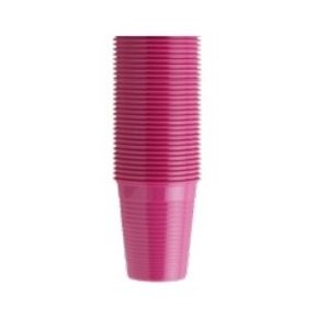 Dopla plastové kelímky (růžové) 200ml, 100ks