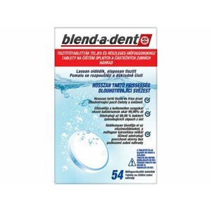 Blend-a-dent čistící tablety na zubní protézy, 54ks