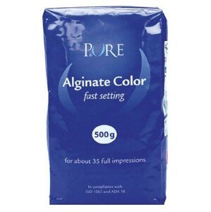 PURE Alginate Color Fast otiskovací hmota, 500g