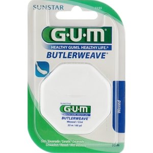 GUM Butlerweave voskovaná dentální nit, 55m